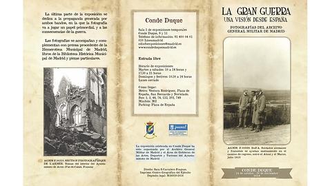 Tríptico de la exposición