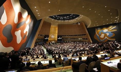 Vista general de la Asamblea, en la Cumbre sobre Desarrollo Sostenible (EFE)
