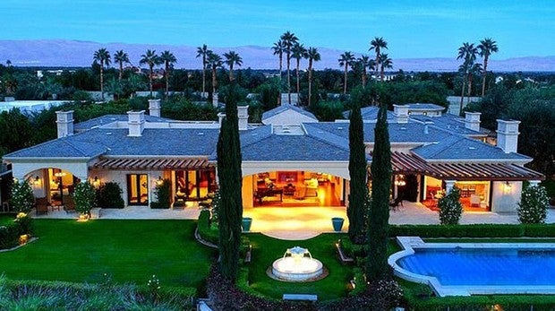 La extravagante mansión de Kim Kardashian y Kanye West en Palms Springs