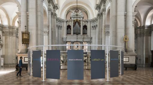 «Suspended Perimeter-Love Difference», de Michelangelo Pistoletto, en la Basílica de San Giorgio Maggiore