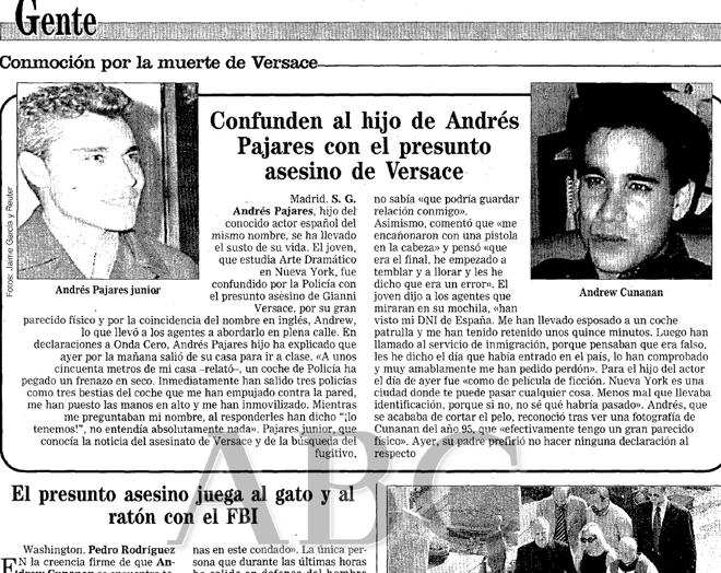ABC dio la noticia el 19 de Julio de 1997