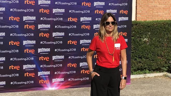 Noemí Galera, directora de la Academia, durante el casting en Madrid