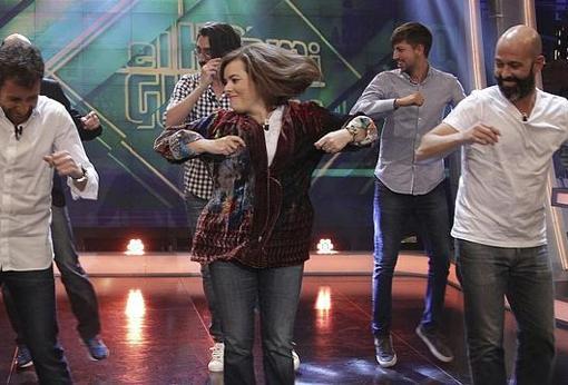 Soraya Sáenz de Santamaría, en «El Hormiguero»