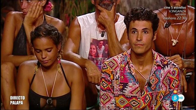 Gloria Camila y Kiko Jiménez participando en «Supervivientes»