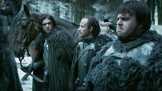 Jon, Edd y Sam en «Juego de Tronos»