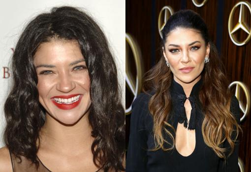 Jessica Szohr en 2007 y 2019