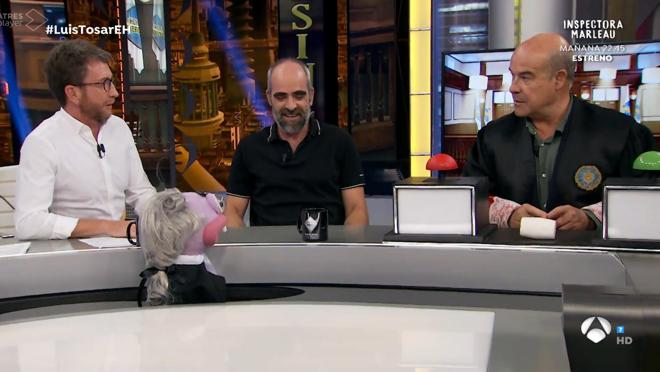 Antonio Resides durante su estreno como colaborador de «El hormiguero»