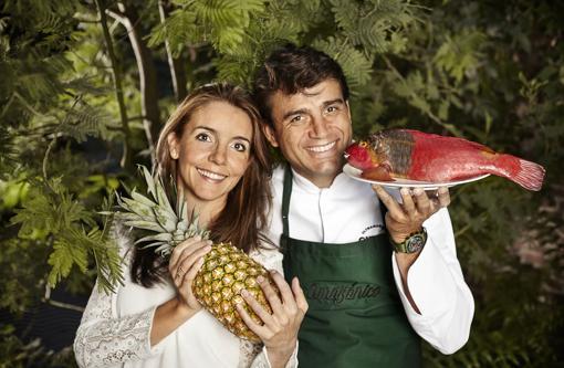 Sandro Silva y Marta Seco.