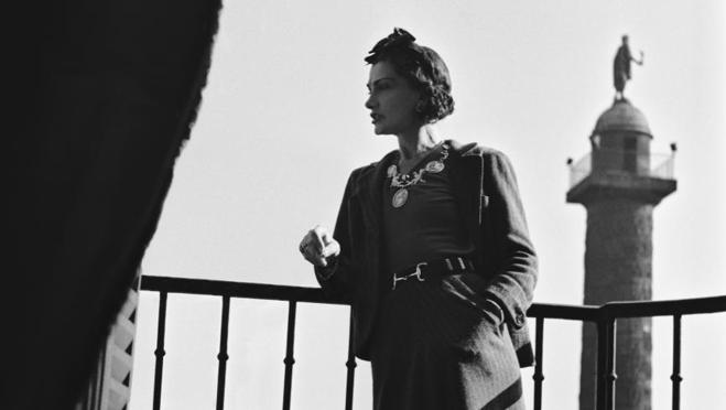 Coco Chanel en su suite del hotel Ritz