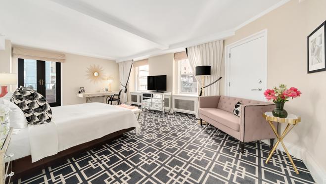 Dormitorio de la Suite Norma Jeane