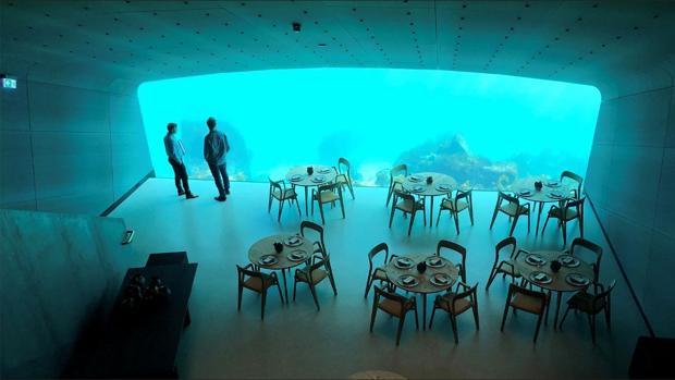 El primer restaurante subacuático de Europa acaba de abrir sus puertas