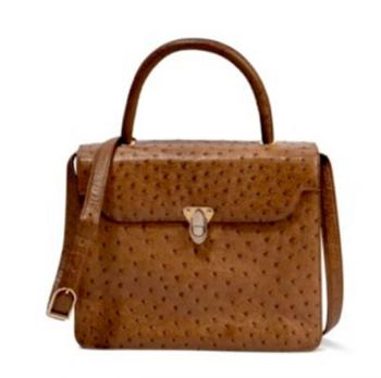 Bolso de Thatcher hecho con cuero de avestruz