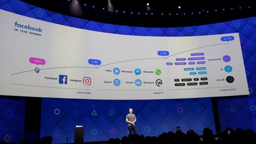 Zuckerberg durante la F8