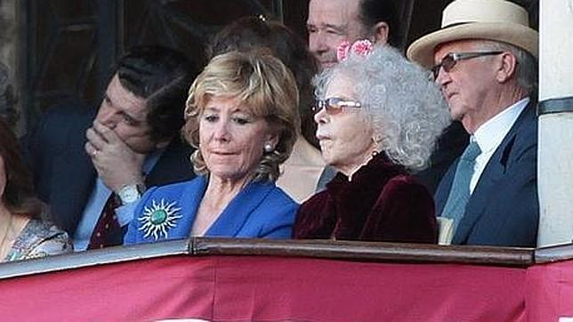 Esperanza Aguirre, ganadora del VI Premio ABC Manuel Ramírez