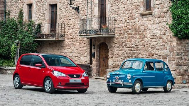 En la imagen, los Seat Mii y 800, versión de 5 puertas del popular 600.