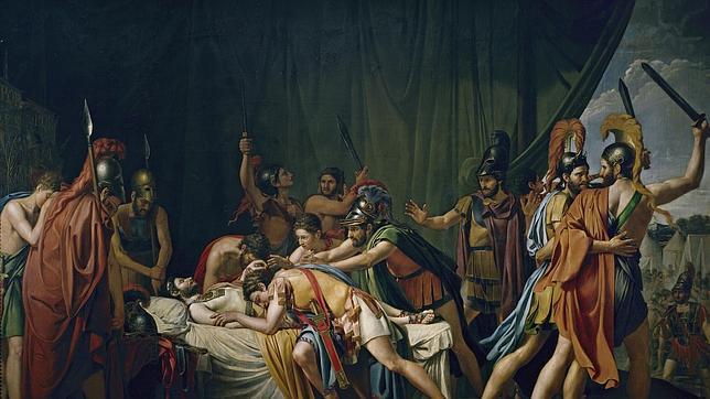 La muerte de Viriato por José Madrazo