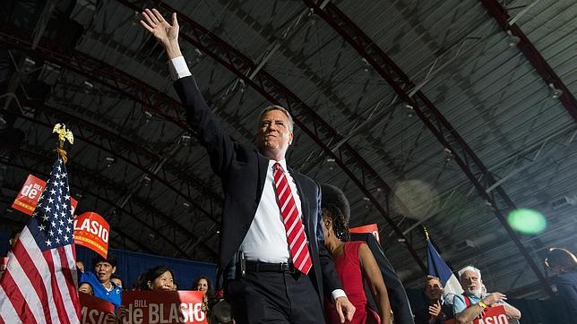 El alcalde electo de Nueva York Bill de Blasio