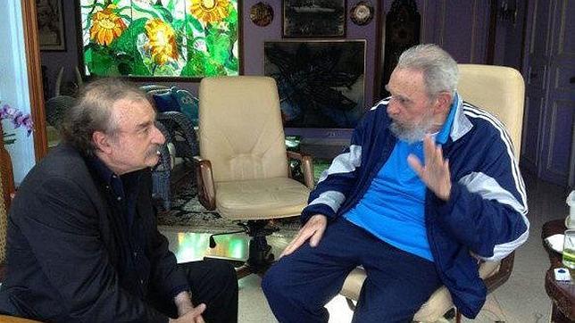 Se hace pública una nueva imagen de Fidel Castro junto a Ignacio Ramonet
