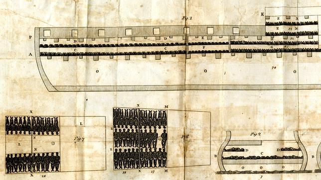 Así viajaban los esclavos a las colonias británicas en el Henry Marie, un barco negrero