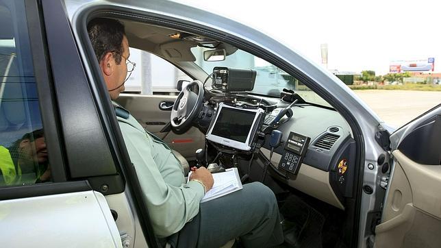 Vista de un control de velocidadhoy en Aranjuez. La Dirección General de Tráfico (DGT)