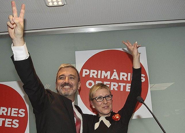 Jaume Collboni y Carmen Andrés