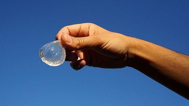 La primera botella de agua que se puede comer
