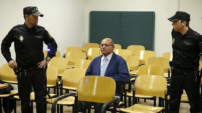 El ex presidente de la CEOE, Gerardo Díaz Ferrán, durante el juicio