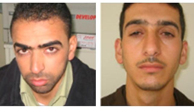 Los dos sospechosos: Amer Abu Aysha (izquierda) y Marwan Kawasme (derecha)