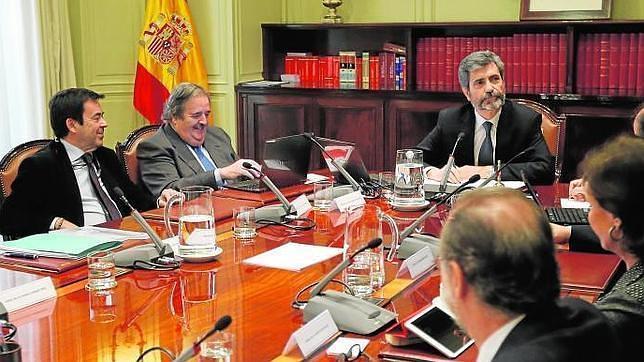 Carlos Lesmes preside el Pleno del CGPJ en una imagen de archivo