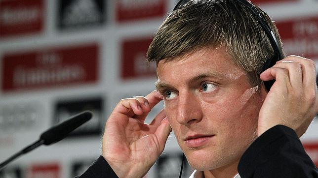 Toni Kroos, el día de su presentación con el Real Madrid