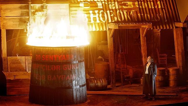 Una imagen del montaje de «Walkyria», en el Festival de Bayreuth