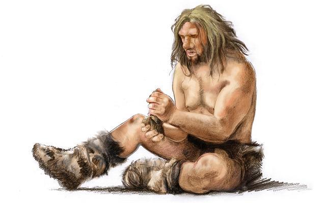 Neandertales, la otra especie humana inteligente. Fuente ilustración: José Emilio Toro (torografic@gmail.com)