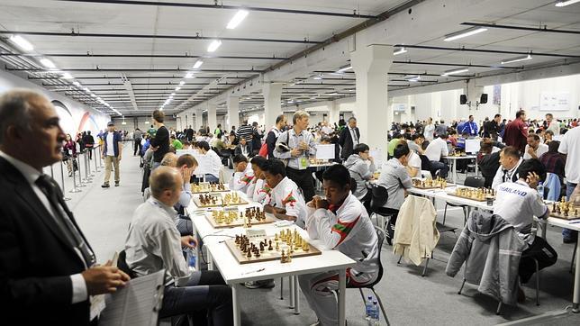 Imagen de la competición de ajedrez en Tromsø
