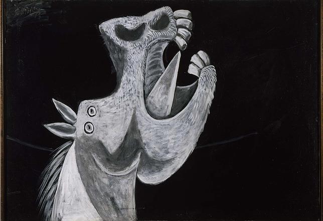 Uno de los bocetos del «Guernica», de Pablo Picasso