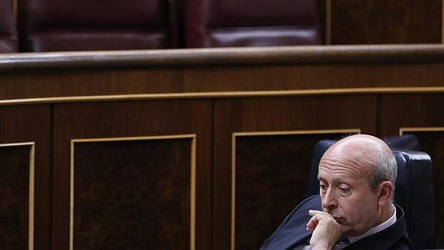 El ministro de Educación, José Ignacio Wert en el Congreso