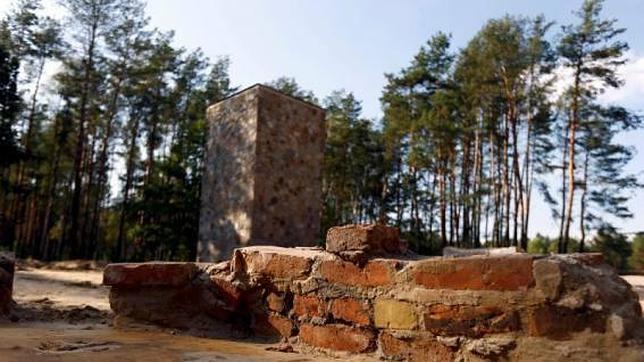 Las paredes de ladrillo soportaban unas grandes cámaras de gas