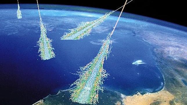 Los rayos cósmicos golpean continuamente la Tierra