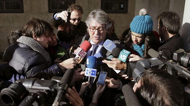 El abogado de la defensa de Rosario Porto, José Luis Gutiérrez Aranguren