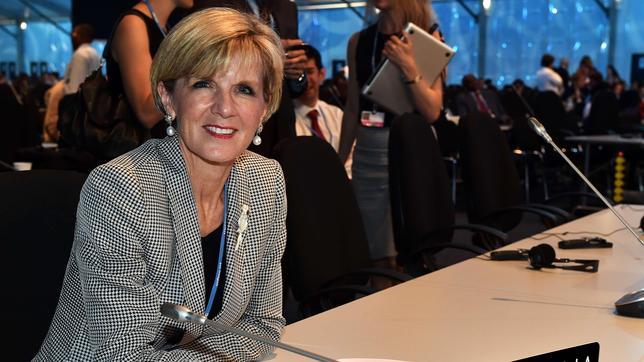 La ministra australiana de Exteriores, Julie Bishop
