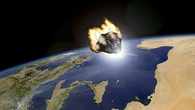 Recración de la aproximación de un asteroide a la Tierra