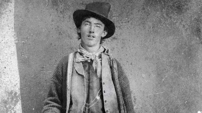 Billy «the Kid» en una de las fotografías que se conservan del pistolero