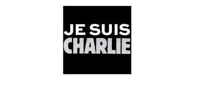Pantallazo de la página web de Charlie Hebdo, que muestra desde el atentado esta imagen estática