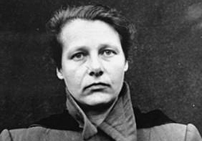 La doctora Herta Oberheuser, famosa por su ligereza a la hora de repartir inyecciones letales entre los presos