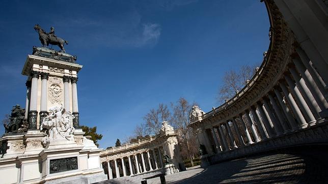 Monumento a Alfonso XII en el Parque de El Retiro.