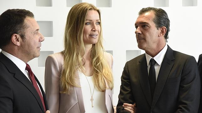Banderas y Kimpel en Málaga