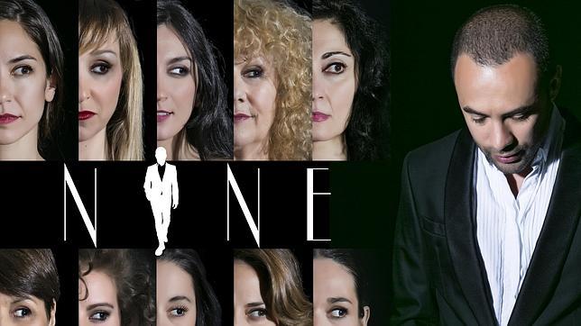 Cartel del musical «Nine»