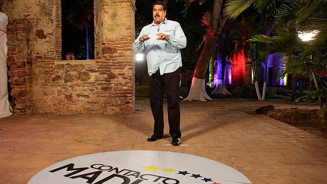 Nicolás Maduro durante su programa «Contacto con Maduro»