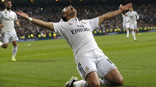 Chicharito Hernández, gol de oro ante el Atlético