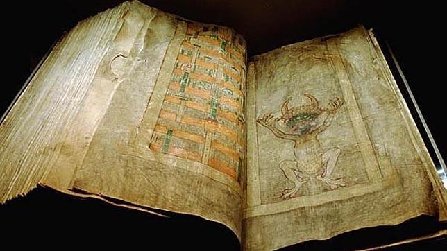 Elcontar con un gigantesco dibujo de un diablo en su interior ha aumentado el desconcierto de su procedencia