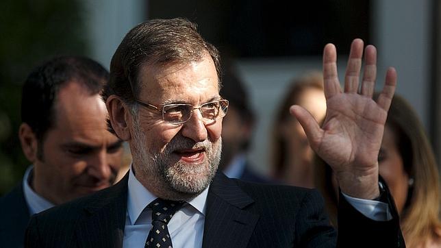 El presidente del Gobierno a la salida deuna conferencia hace unos días